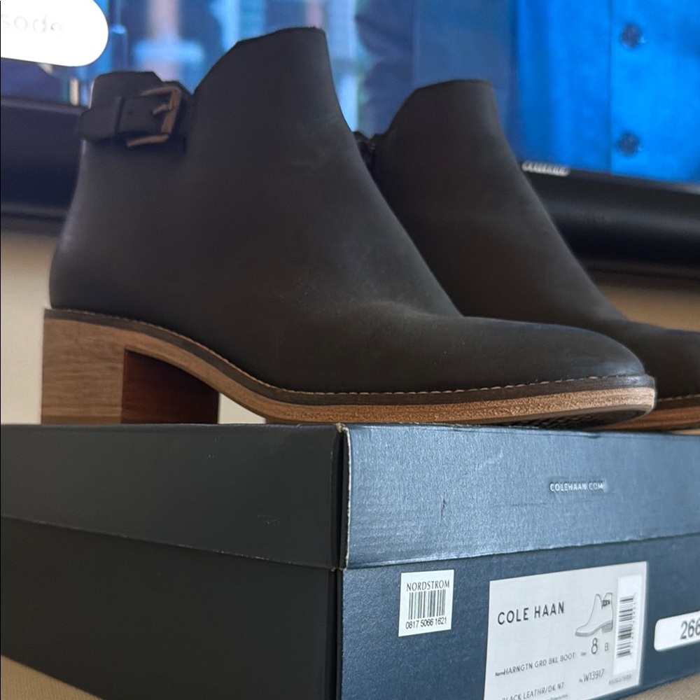 Cole Haan Women's Black Ankle Boots